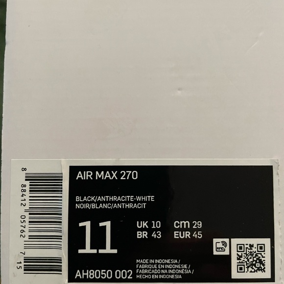 BRAND NEW MENS NIKE AIR MAX 270 FOR SALE SIZE 11!! - Picture 2 of 9